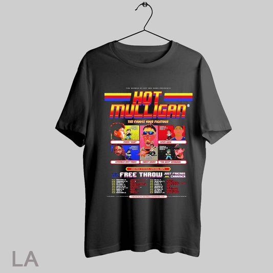 Top Hot Mulligan The Choose Your Fightour Spring Tour 2024 T Shirt Sweatshirt Hoodie Shirt