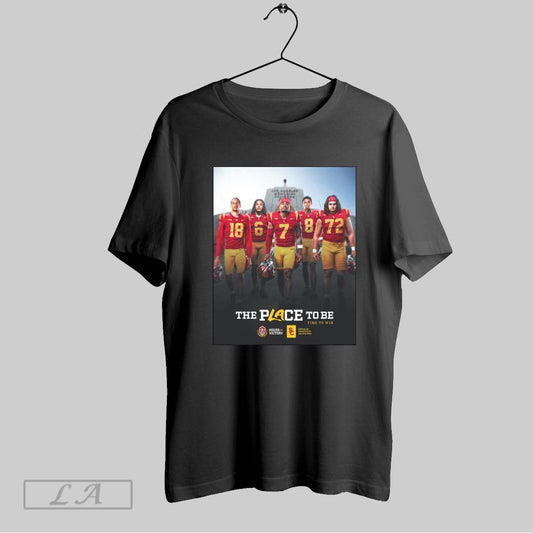 Top House Of Victory Usc Football The Place To Be Time To Win Together Will Win The Era 2025 Poster T Shirt Sweatshirt Hoodie Shirt