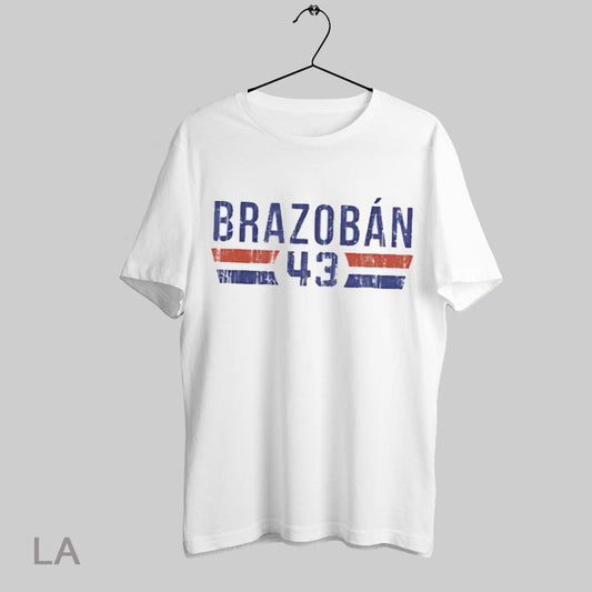 Top Huascar Brazoban 43 New York M Font Vintage T Shirt Sweatshirt Hoodie Shirt