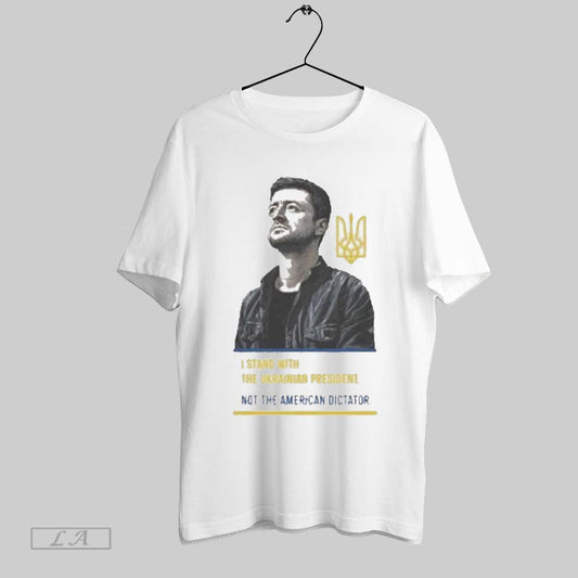 Top I Stand With The Ukrainian President Pro Zelensky2025 T Shirt Sweatshirt Hoodie Shirt