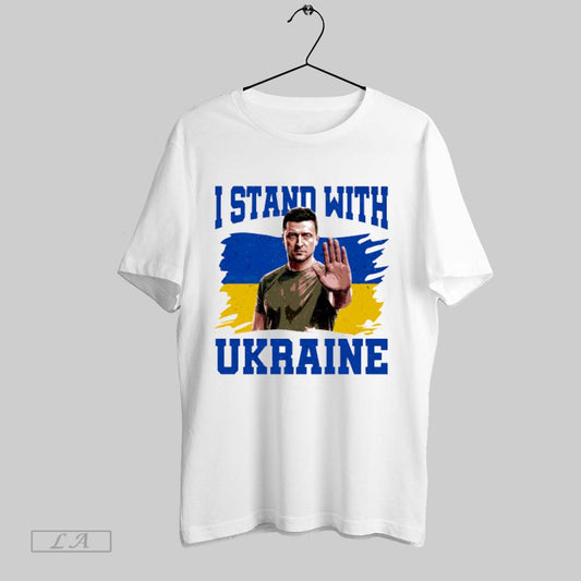 Top I Stand With Ukraine T Shirt Sweatshirt Hoodie Shirt