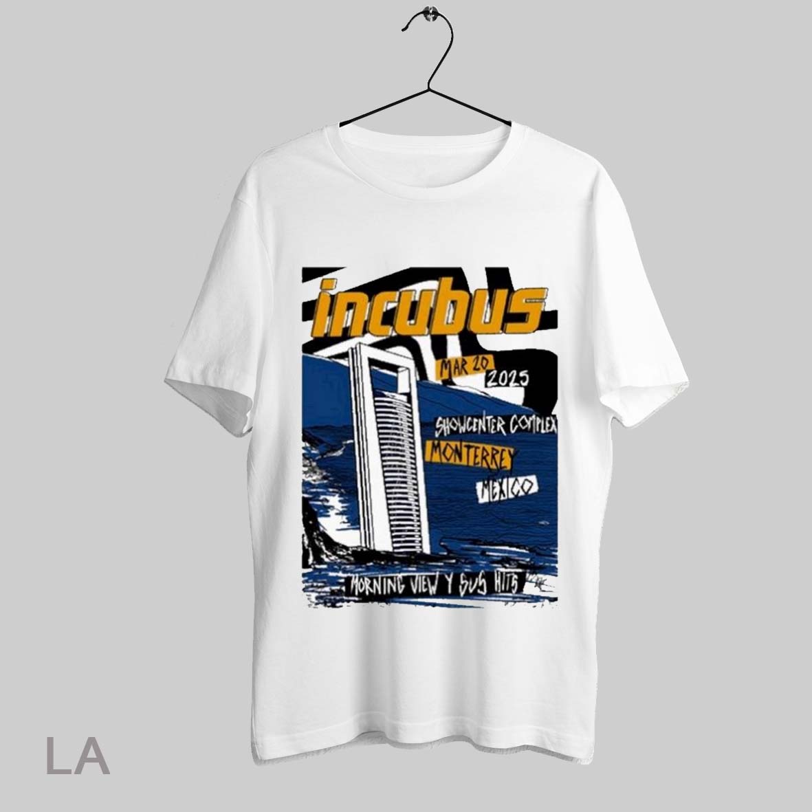 Top Incubus Morning View Y Sus Hits Showcenter Complex Monterrey Mexico March 20th 2025 T Shirt Sweatshirt Hoodie Shirt