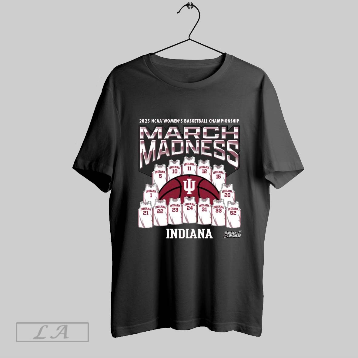 Top Indiana Hoosiers Ncaa Womens Basketball Championship Jersey Team March Madness 2025 Logos T Shirt Sweatshirt Hoodie Shirt