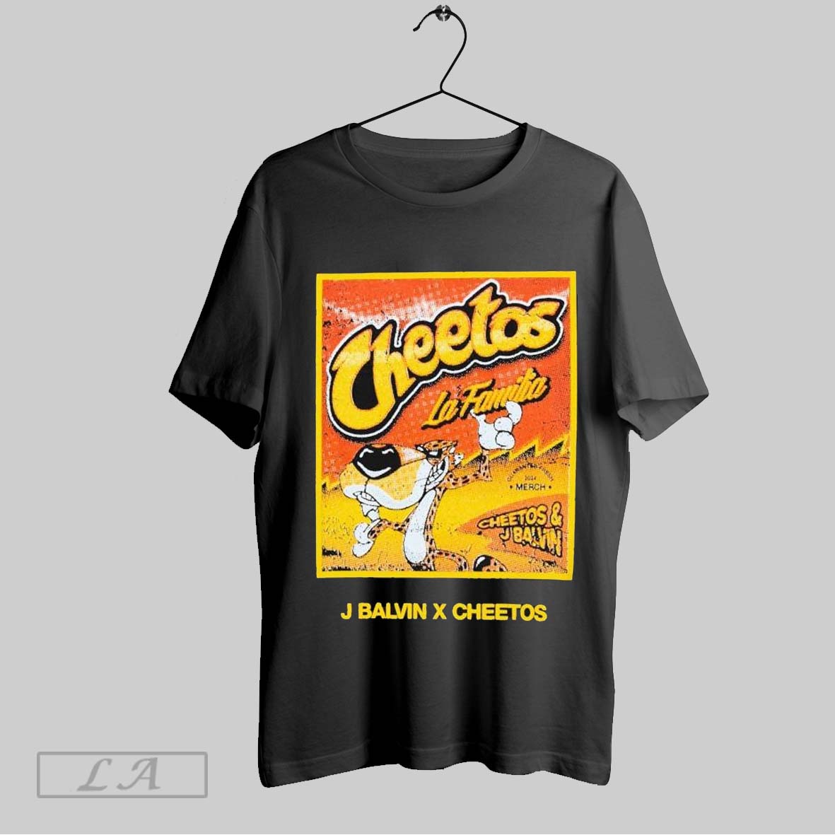 Top J Balvin X Cheetos Flavored Familia T Shirt Sweatshirt Hoodie Shirt