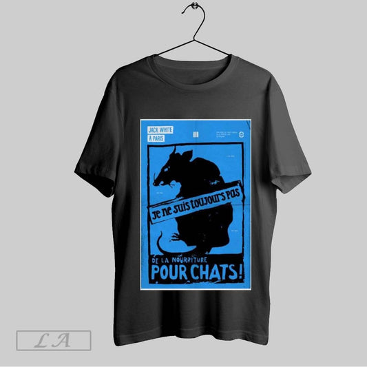Top Jack White February 22 2025 Paris Pour Chats Poster T Shirt Sweatshirt Hoodie Shirt