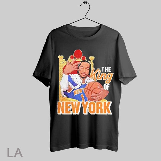 Top Jalen Brunson New York Knicks The King Of New York 2025 T Shirt Sweatshirt Hoodie Shirt