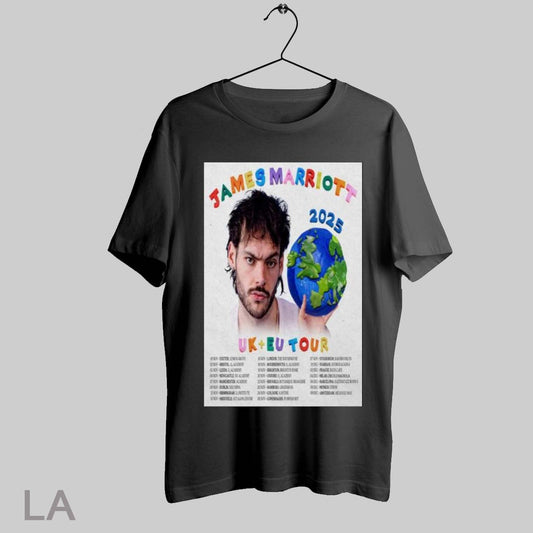 Top James Marriott Uk Eu Tour 2025 Poster T Shirt Sweatshirt Hoodie Shirt
