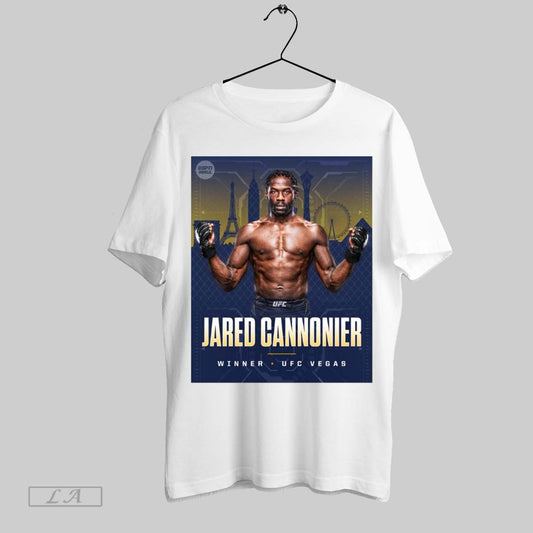 Top Jared Cannonier Gets Back In The Win Column With A Ko Win At Ufc Vegas 102 Poster T Shirt