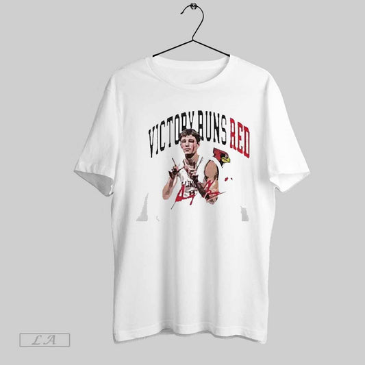 Top Johnny Kinziger Victory Runs Red 2025 T Shirt Sweatshirt Hoodie Shirt