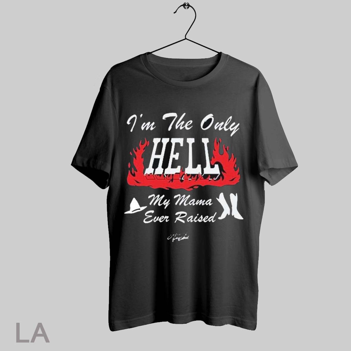 Top Johnny Paycheck Im The Only Hell My Mama Ever Raised T Shirt Sweatshirt Hoodie Shirt