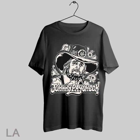 Top Johnny Paycheck Portrait T Shirt Sweatshirt Hoodie Shirt