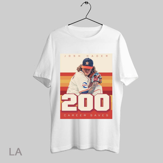 Top Josh Hader Houston Astros Strikes Out Juan Soto For Career Save No 200 Poster T Shirt Sweatshirt Hoodie Shirt