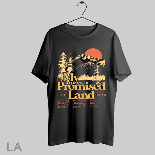Top Josiah Queen My Promised Land Tour 2025 Cincinnati Oh Philadelphia Pa New York Ny T Shirt Sweatshirt Hoodie Shirt