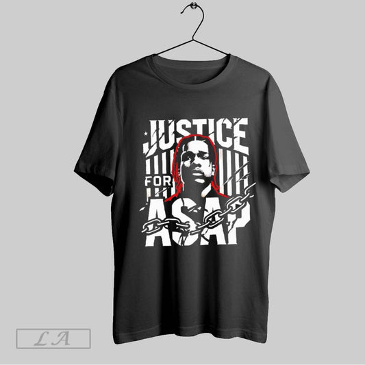 Top Justice For Asap Rocky Retro 2025 T Shirt Sweatshirt Hoodie Shirt