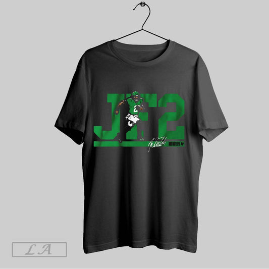 Top Justin Fields Jf2 New York Jets Nfl Football Signature Painting T Shirt Sweatshirt Hoodie Shirt