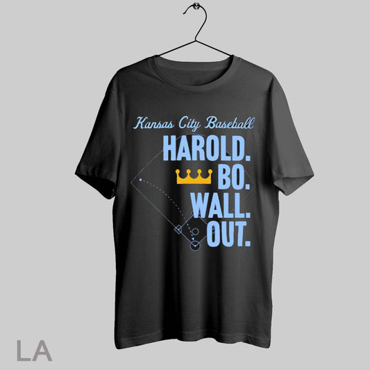 Top Kansas City Baseball Harold Bo Wall Out T Shirt Sweatshirt Hoodie Shirt