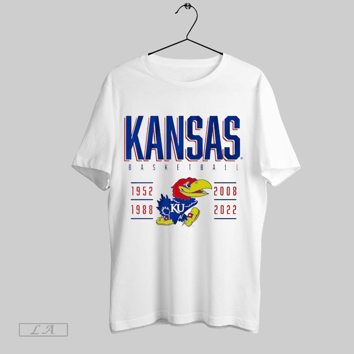 Top Kansas Jayhawks Basketball Champs Years 1952 1988 2008 2022 Vintage T Shirt Sweatshirt Hoodie Shirt
