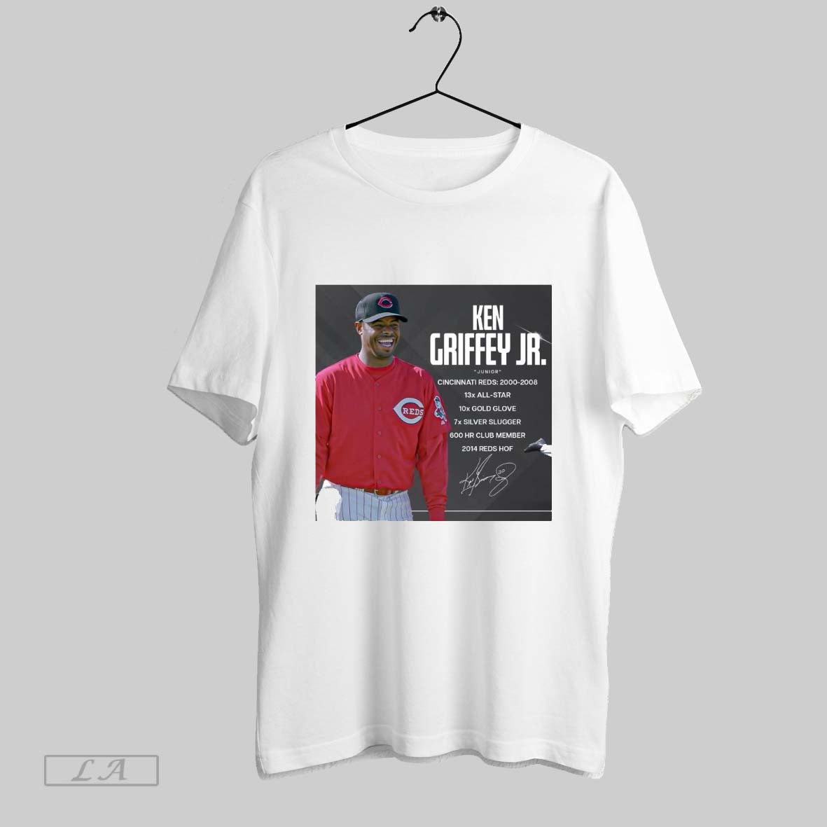 Top Ken Griffey Jr One Of The Most Iconic Athletes In Sports 13x All Star 10x Gold Glove Signature Poster Sweatshirt T Shirt