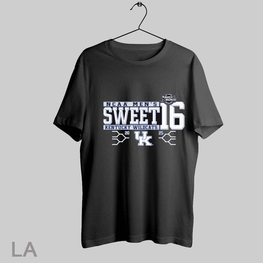 Top Kentucky Wildcats Basketball Ncaa Mens Mbb Sweet 16 Bound March Madness 2025 T Shirt Sweatshirt Hoodie Shirt