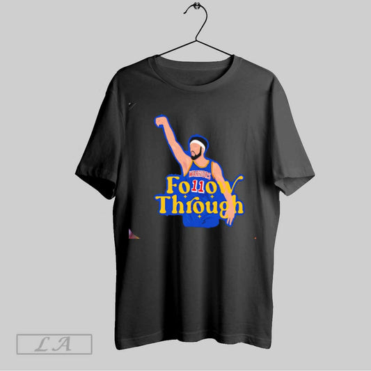 Top Klay Thompson Follow Through Golden State Warriors Nba Basketball T Shirt Sweatshirt Hoodie Shirt