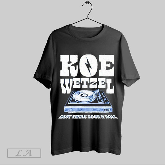 Top Koe Wetzel East Texas Rock N Roll 2025 T Shirt Sweatshirt Hoodie Shirt