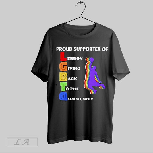 Top Lebron James Proud Supporter Of Lebron Giving Back To The Community 2025 T Shirt Sweatshirt Hoodie Shirt