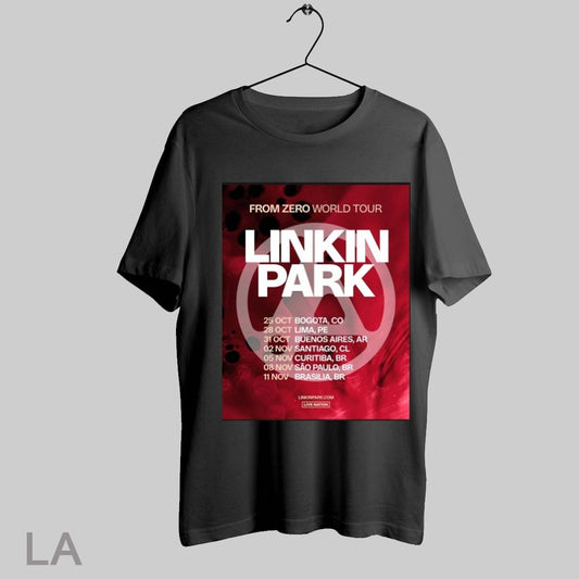 Top Linkin Park From Zero World Tour 2025 Dates List Start On 25 October Bogota Co 2025 T Shirt Sweatshirt Hoodie Shirt