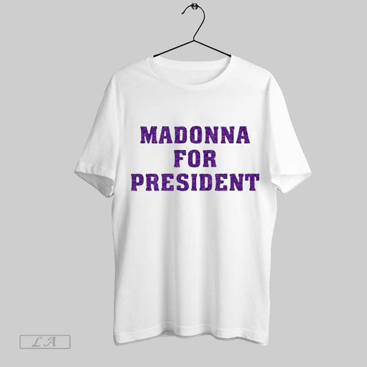 Top Lisa Rinna Wearing Madonna For President 2025 T Shirt Sweatshirt Hoodie Shirt