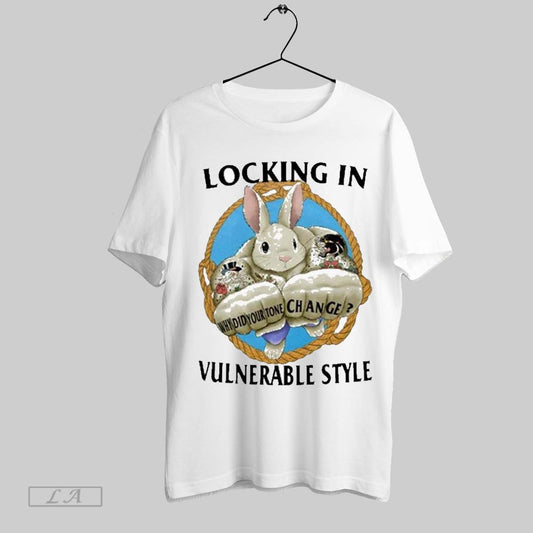 Top Locking In Vulnerable Style Why Did Your Tone Change Rabbit T Shirt Sweatshirt Hoodie Shirt