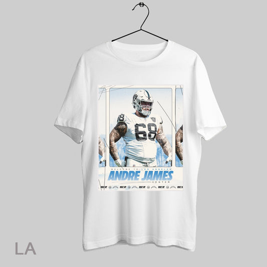 Top Los Angeles Chargers Welcome To Los Angeles Andre James Center Bolt Up Holdin It Down Poster T Shirt Sweatshirt Hoodie Shirt