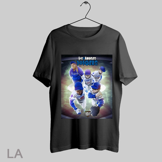 Top Los Angeles Dodgers Br Walk Off The Dodgers Title Defense Starts Today In Japan Dragon Ball Super Poster T Shirt Sweatshirt Hoodie Shirt