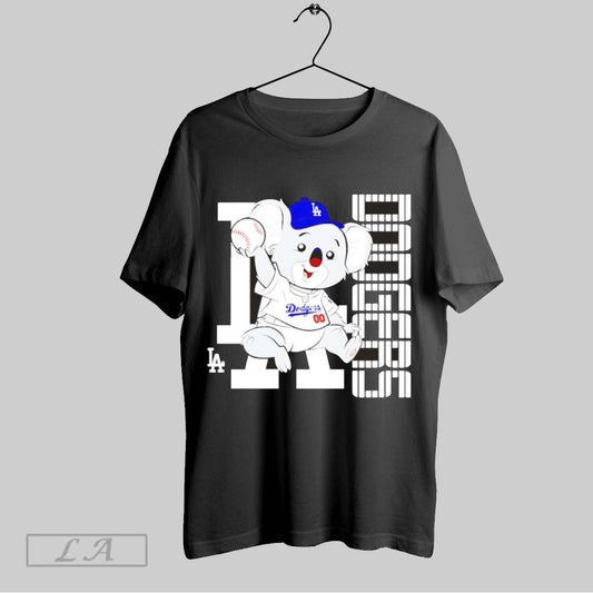 Top Los Angeles Dodgers Blue Baby Mascot Funny T Shirt Sweatshirt Hoodie Shirt