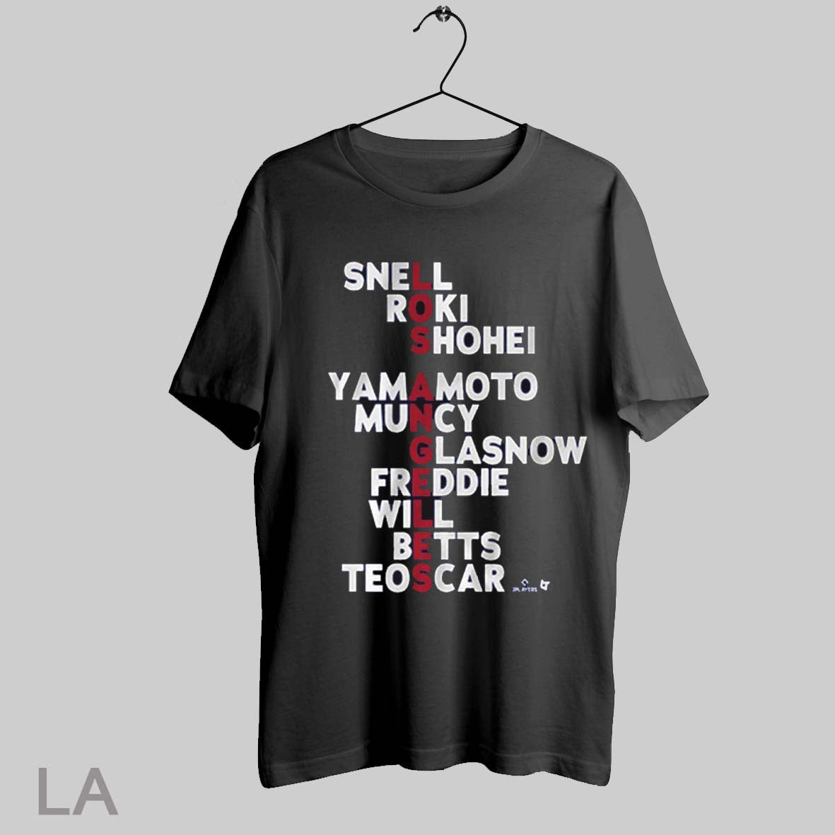 Top Los Angeles Dodgers Names Snell Roki Shohei Yamamoto Muncy Glasnow Freddie Will Betts Teoscar Mlb 2025 T Shirt Sweatshirt Hoodie Shirt