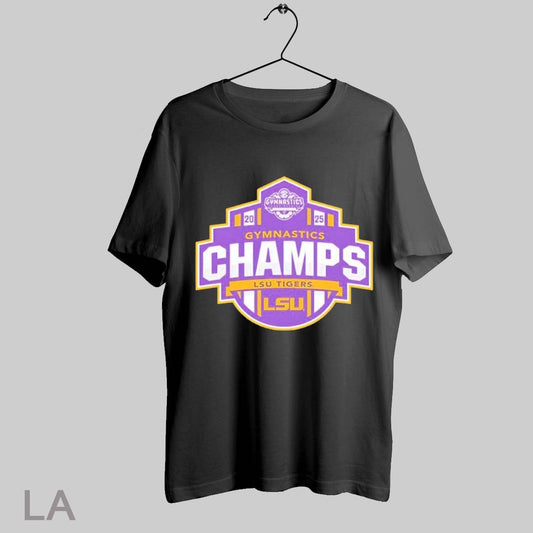 Top Lsu Tigers 2025 Sec Womens Gymnastics Champions T Shirt Sweatshirt Hoodie Shirt