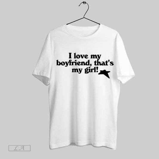 Top Lucy Dacus I Love My Boyfriend Thats My Girl T Shirt Sweatshirt Hoodie Shirt