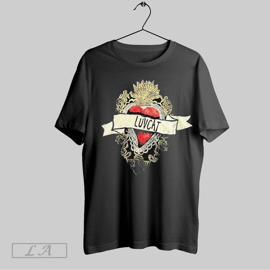 Top Luvcat Heart T Shirt Sweatshirt Hoodie Shirt