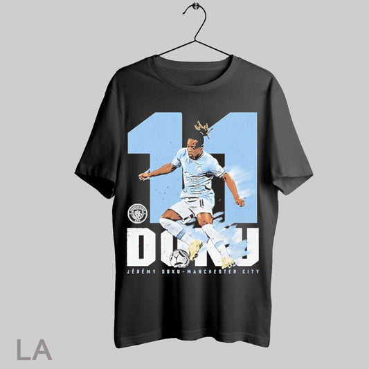 Top M48fseox Jeremy Doku Manchester City Football Bold Number Vintage T Shirt Sweatshirt Hoodie Shirt