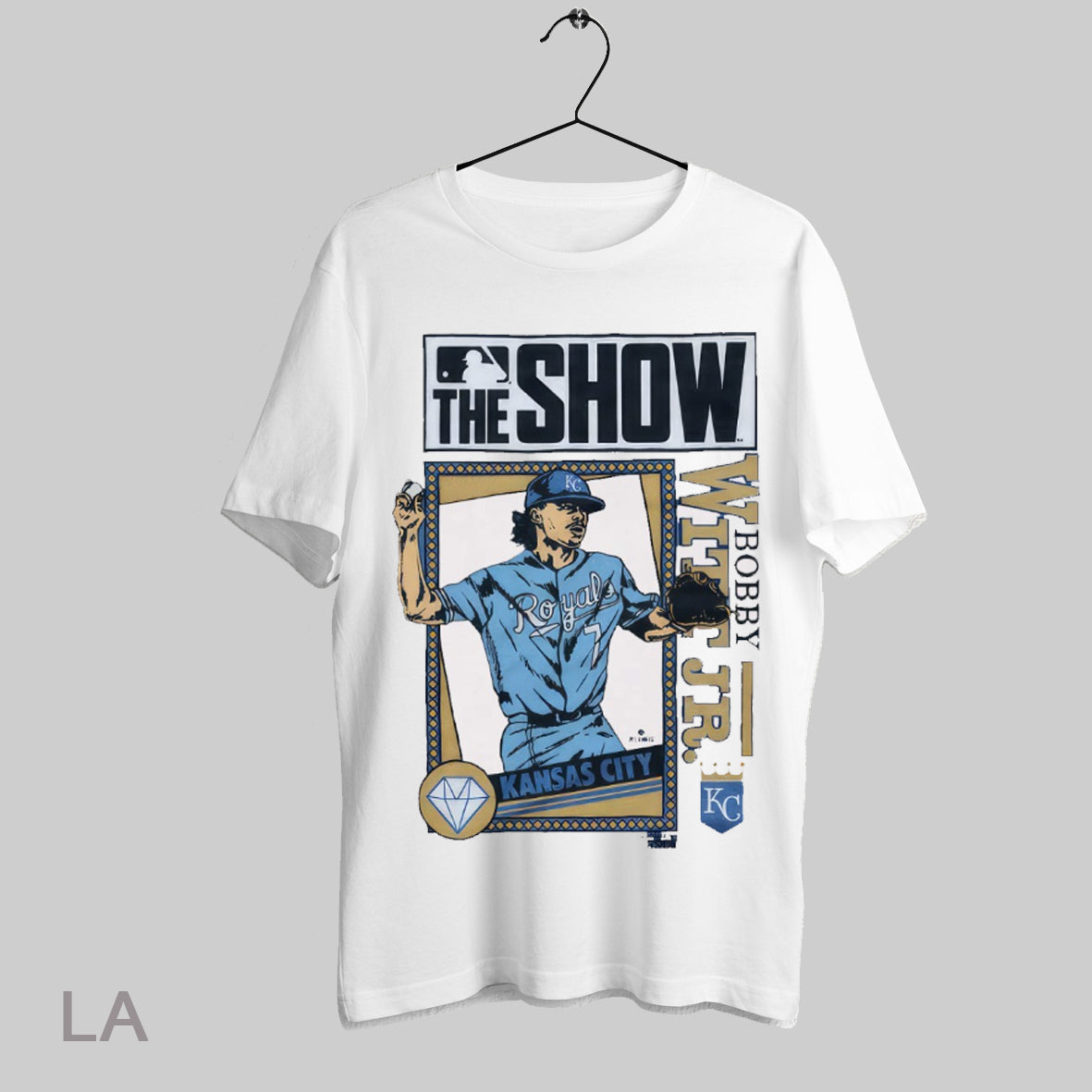Top Mlb The Show Bobby Witt Jr Kansas City Royals 2025 T Shirt Sweatshirt Hoodie Shirt