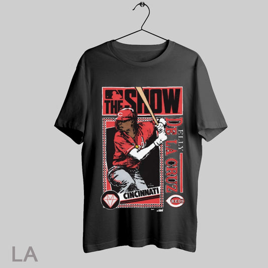 Top Mlb The Show Elly De La Cruz Cincinnati Reds 2025 T Shirt Sweatshirt Hoodie Shirt