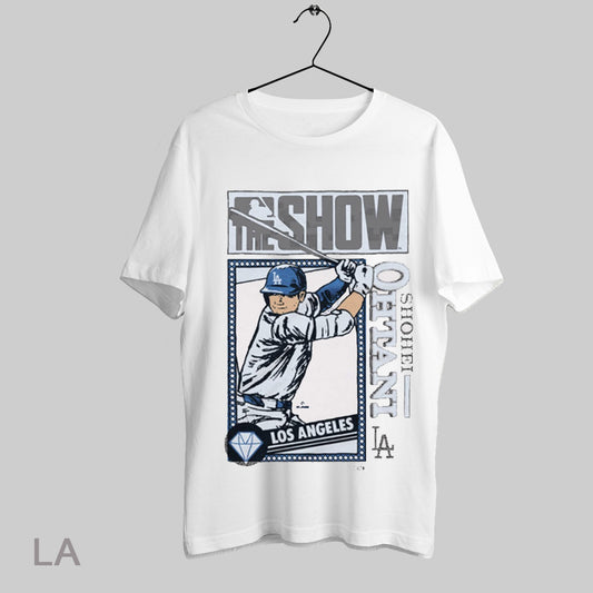 Top Mlb The Show Shohei Ohtani Los Angeles Dodgers 2025 T Shirt Sweatshirt Hoodie Shirt