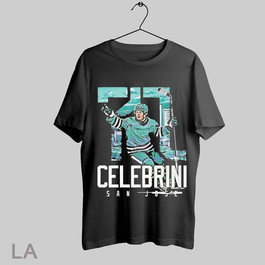 Top Macklin Celebrini 71 San Jose Sharks Landmark Nhl Hockey Player Graphic T Shirt Sweatshirt Hoodie Shirt