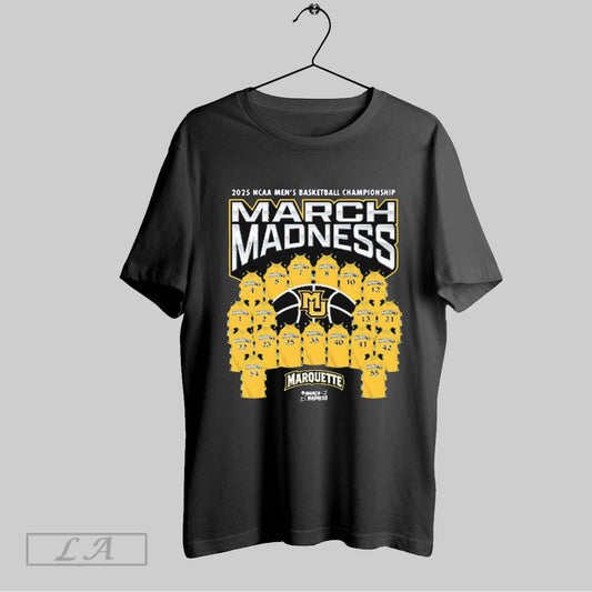Top Marquette Golden Eagles Ncaa 2025 Division I Mens Basketball Championship Jersey March Madness T Shirt Sweatshirt Hoodie Shirt