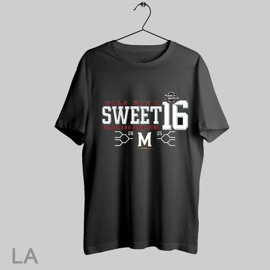 Top Maryland Terrapins Basketball 2025 Ncaa Mens Mbb Sweet 16 Bound March Madness T Shirt Sweatshirt Hoodie Shirt
