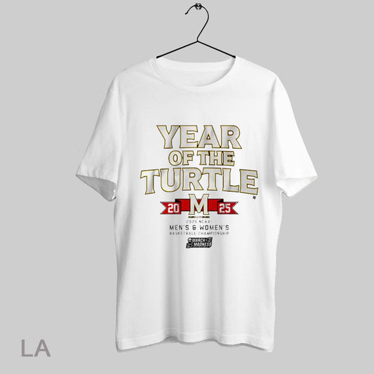 Top Maryland Terrapins Basketball Year Of The Turtle 2025 Ncaa Mens And Womens Basketball Championship March Madness T Shirt Sweatshirt Hoodie Shirt