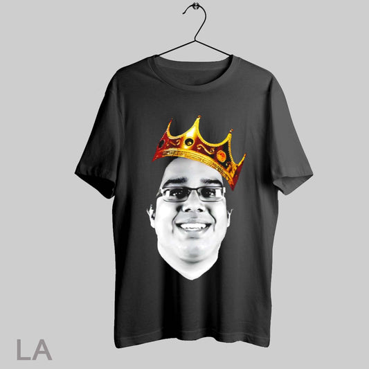 Top Mcneese Amir Khan King Crown Funny Smiling Man Black And White T Shirt Sweatshirt Hoodie Shirt