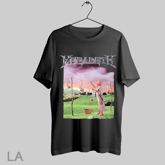 Top Megadeth Anniversary 30 Years Of Youthanasia Album T Shirt Sweatshirt Hoodie Shirt