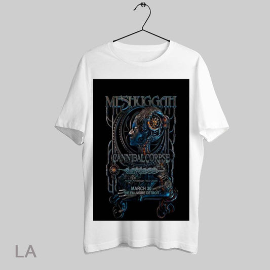 Top Meshuggah March 30 2025 The Fillmore Detroit Poster Unisex T Shirt Sweatshirt Hoodie Shirt