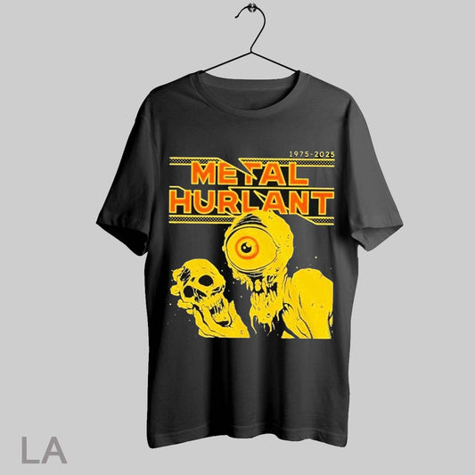 Top Metal Hurlant 1975 2025 Skull Eye T Shirt Sweatshirt Hoodie Shirt
