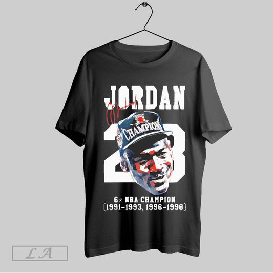 Top Michael Jordan 6 Nba Champion 1991 1993 1996 199 T Shirt Sweatshirt Hoodie Shirt
