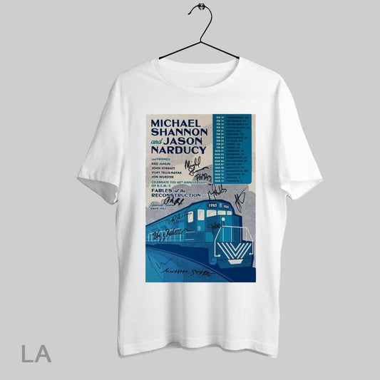 Top Michael Shannon And Jason Narducy Fables 2025 Tour T Shirt Sweatshirt Hoodie Shirt